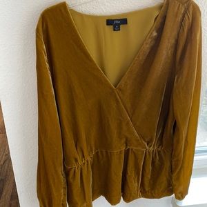 Jcrew - Sz 8 - Velvet Blouse